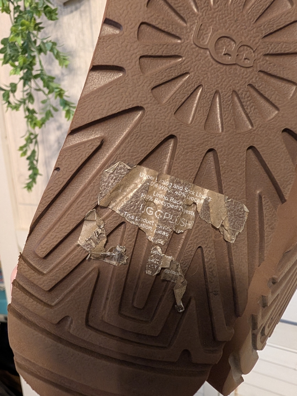 UGG Women’s Red jasper Suede Slip-On Clog 9 - Picture 4 of 5